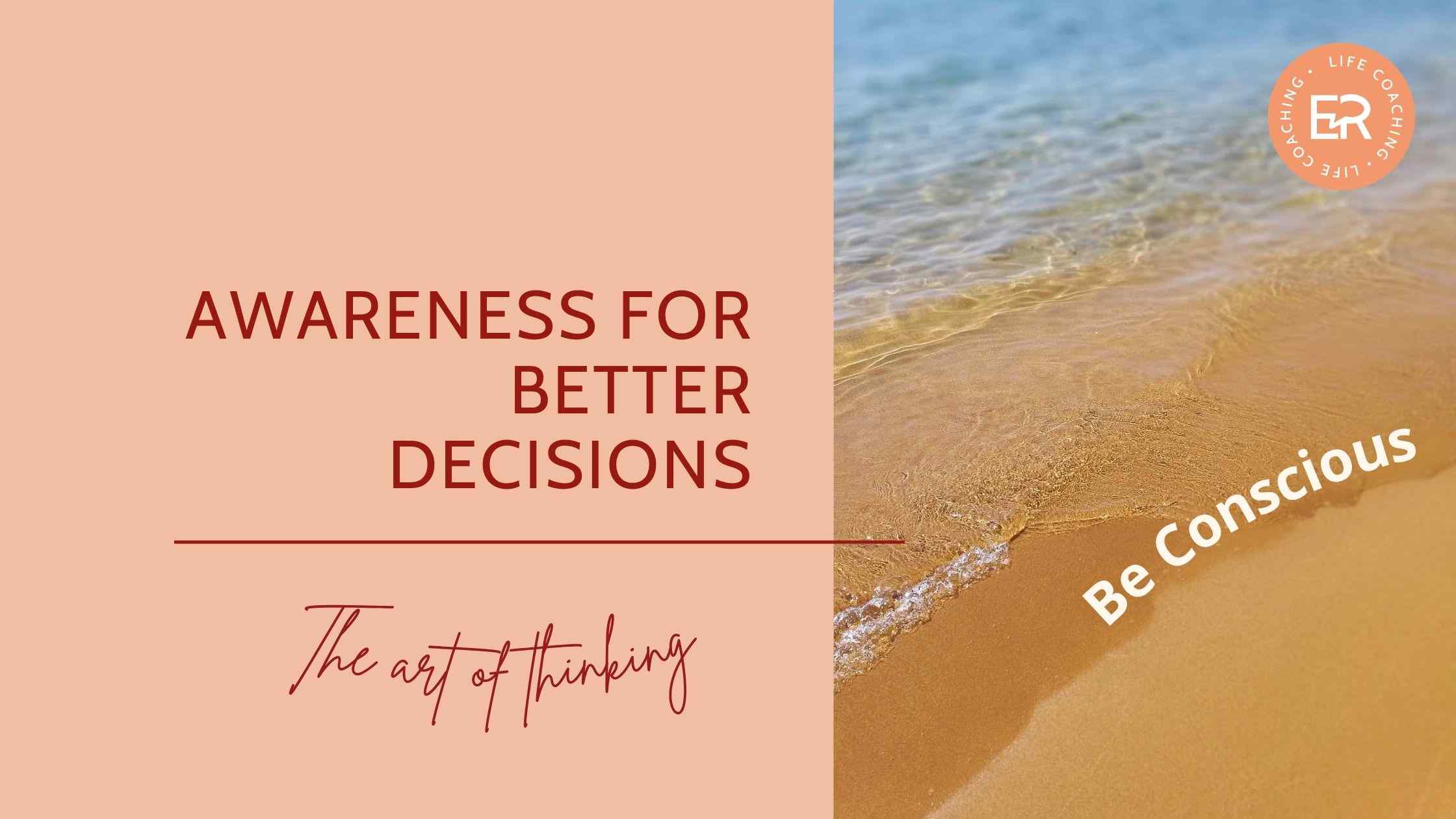 Awareness of the thought process: 4 practical examples. Image of a calm sea wave as a metaphor for awareness